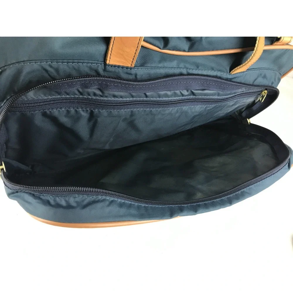 Boyt Unisex‎ Adults Blue Brown Runaways Shoulder Strap Zip Pockets Messenger Bag